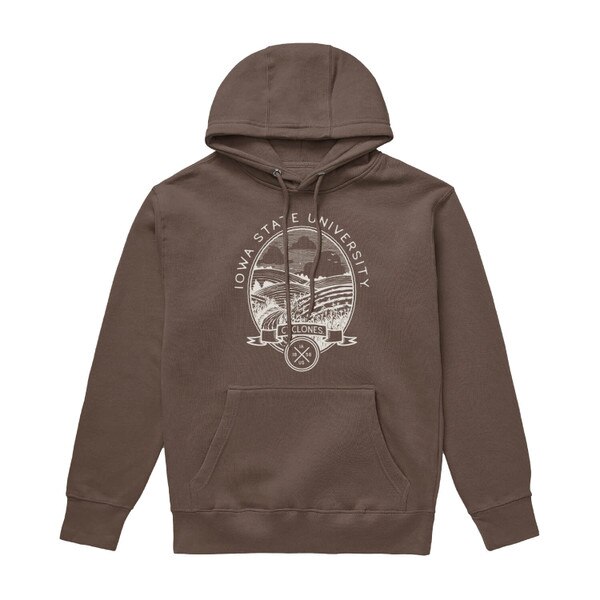 Uscape I-State Brown Frontier Midweight Hooded Sweatshirt vendor image
